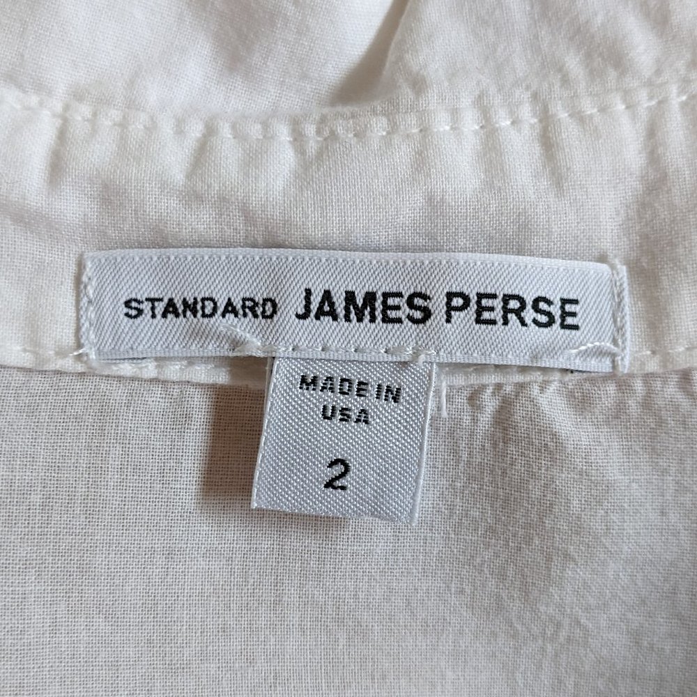 James Perse Side Panel Button-Down Shirt - image 4